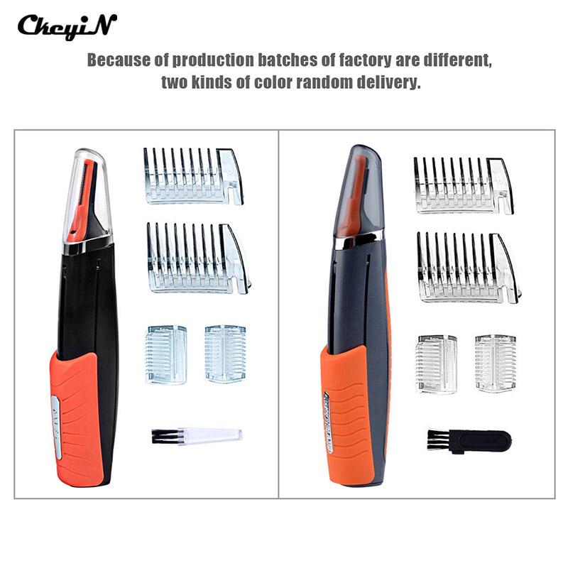 Micro Trimer Hair Cutter Clipper For Men Ear Sideburns Eyebrow with 4 Combs Cleaner Machine Styling Kit - Korvel