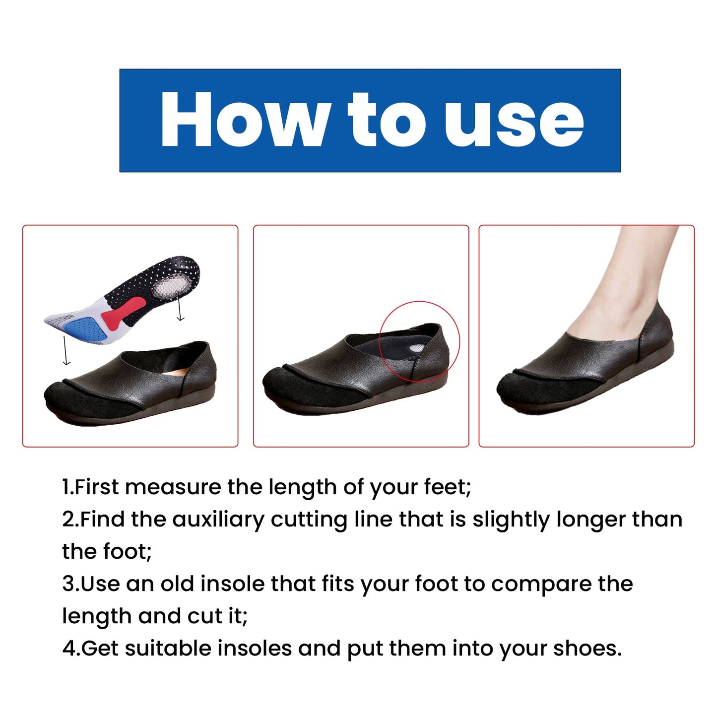 Soft & Healthy Height-Boosting Insoles, Promote Non-Slip And Wear Resistant Arch Support Foot Posture Correction Body Care Breathable Insoles - Korvel