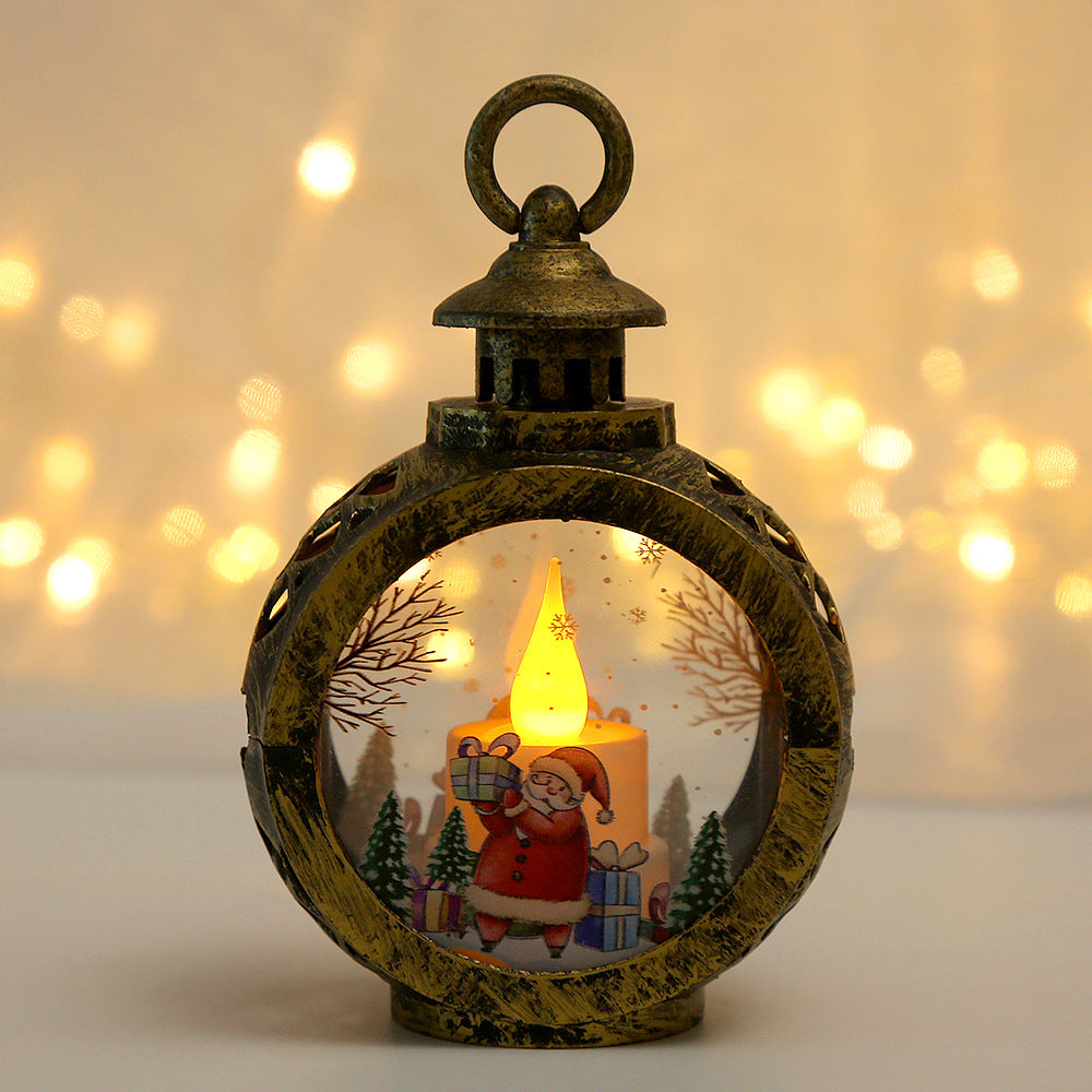 Christmas decorations, luminous night lights, pendant decorations, props, desktop candles, table lamps, and window displays - Korvel
