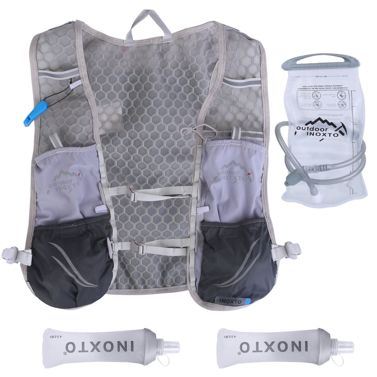 Chaleco de Hidratación Deportivo Gbruno con Bolsa de 50oz para Actividades al Aire Libre