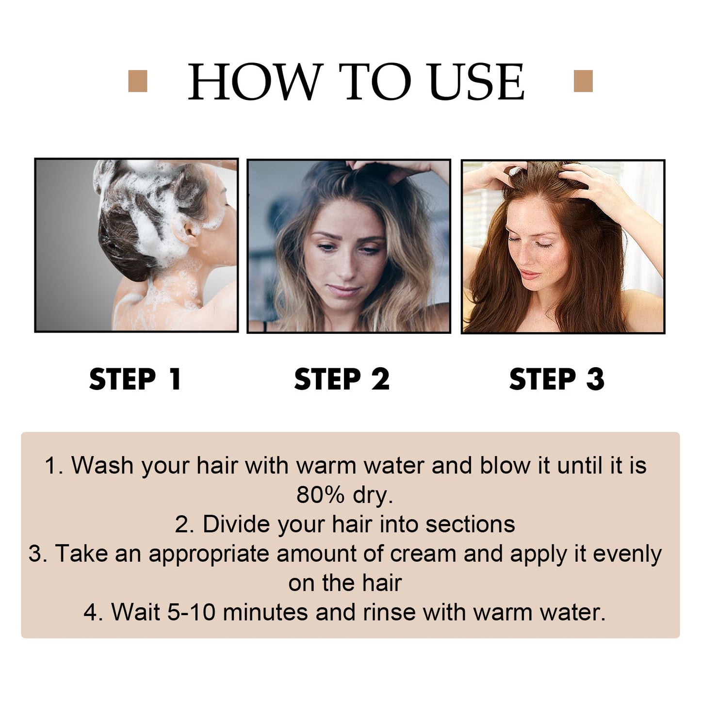 Keratin Hair Care Balance Hair Mask, Repair Frizzy Dry Hair Smooth Moisturizing And Nourishing Hair Mask - Korvel