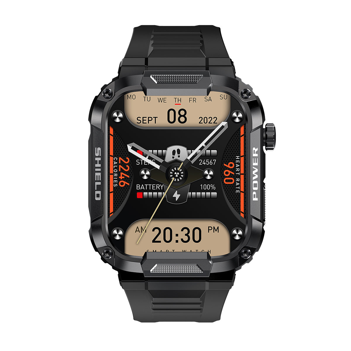 Smart bracelet MK66 Bluetooth call IP69 health monitoring super long endurance sleep monitoring sports watch - Korvel