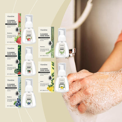 Foaming Hand Sanitizer (Strawberry Flavor) Gentle Cleansing, Soothing Decontamination, Moisturizing Care Hand Cleansing Foam - Korvel