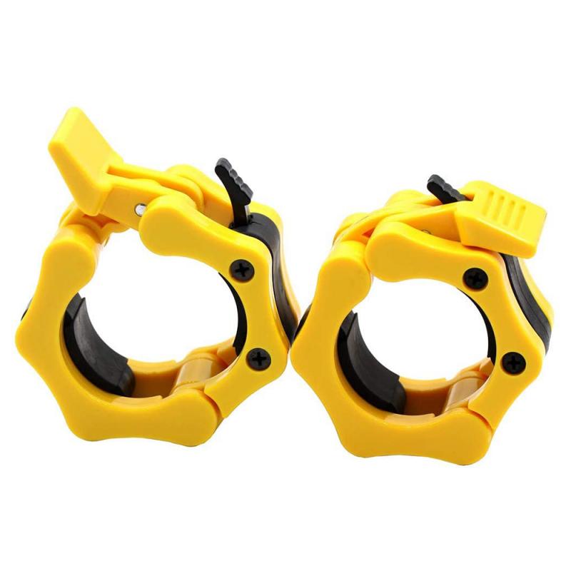 Olympic 2" Spinlock Barbell Collars - Secure Weight Lifting Clips