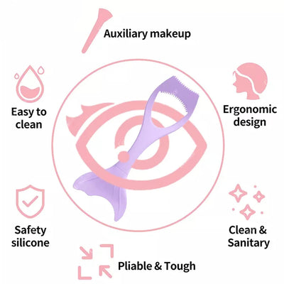 Eyeliner and Mascara Applicator Tool