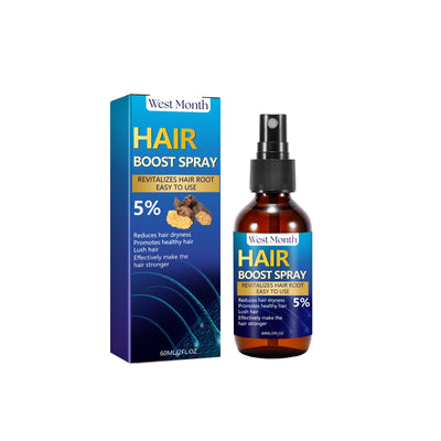 Hair Boost Spray, Strong Hair Solid Hair Moisturizing Scalp Hair Roots Beard Hair Care Spray - Korvel