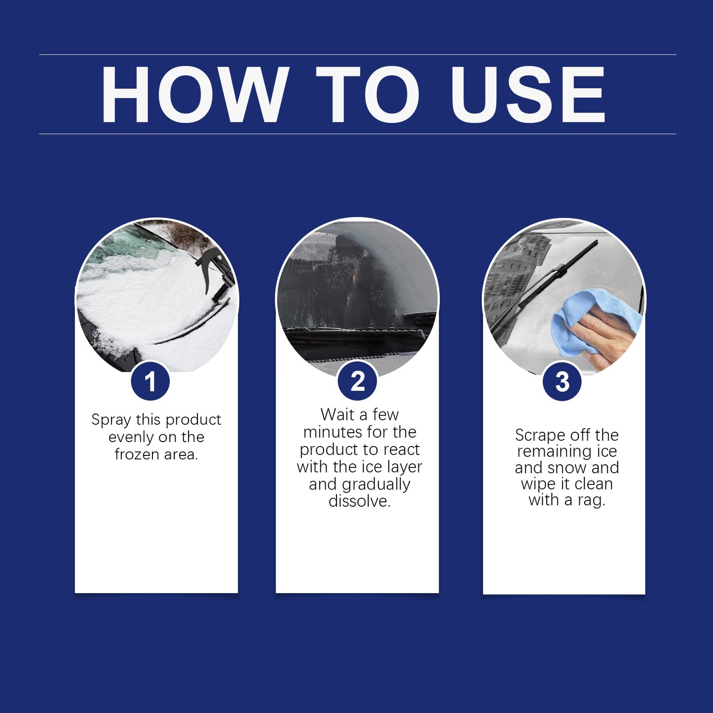 Spray Premium para Desempañar y Deshelar Parabrisas de Automóvil