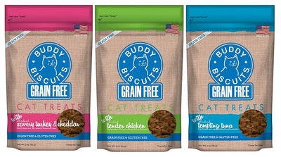 Buddy Biscuits Grain Free Cat Treats - 3 oz