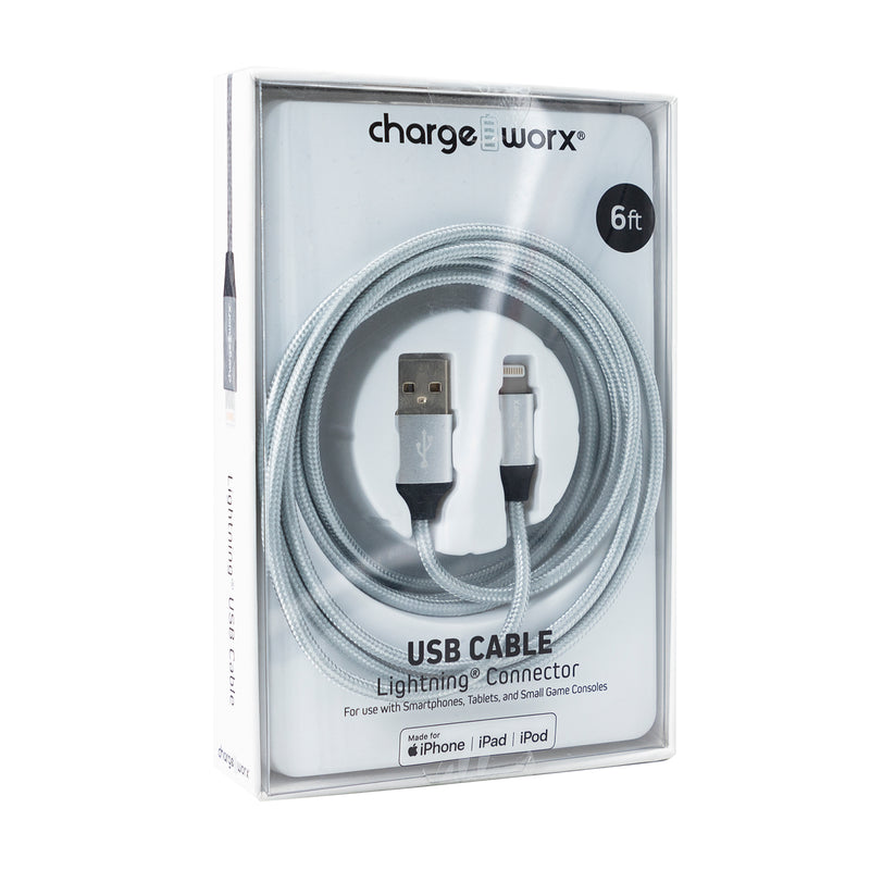 Cable USB-C Metálico Charge Worx