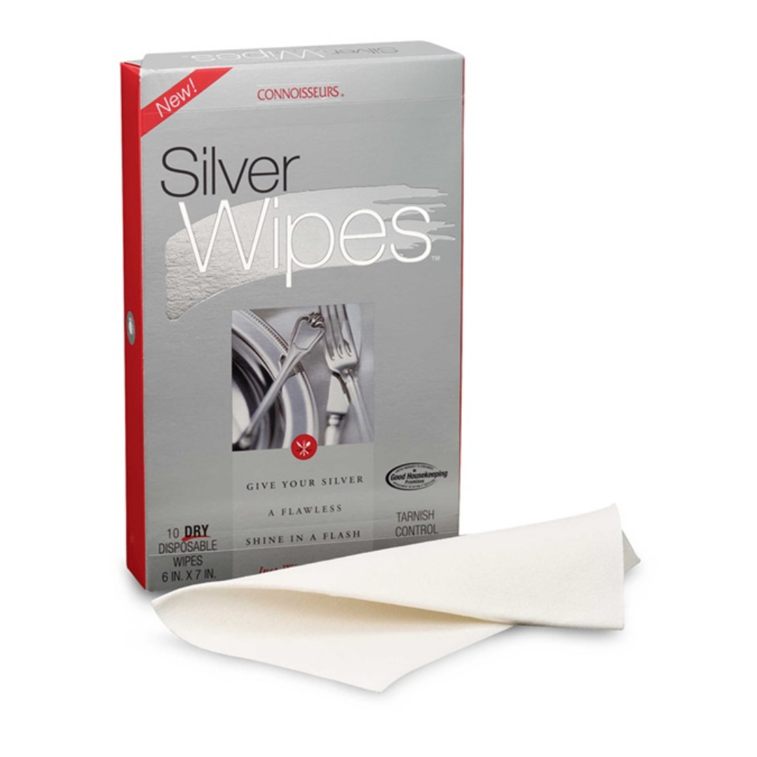 Connoisseurs Silver Wipes for Effortless Jewelry Care