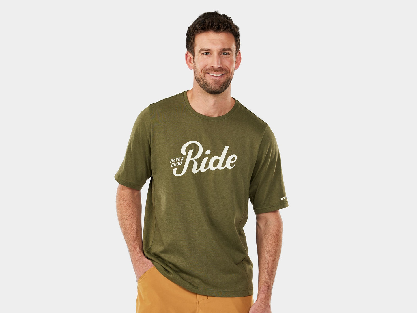 Camiseta Trek Evoke Tech - X-Small Negro Oliva