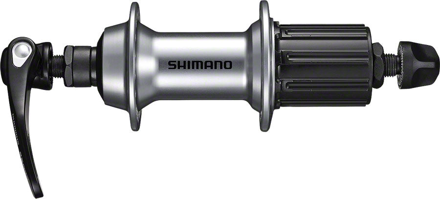 Moyeu arrière Shimano FH-RS400 - QR x 130mm frein à jante HG 11 route argent 32H