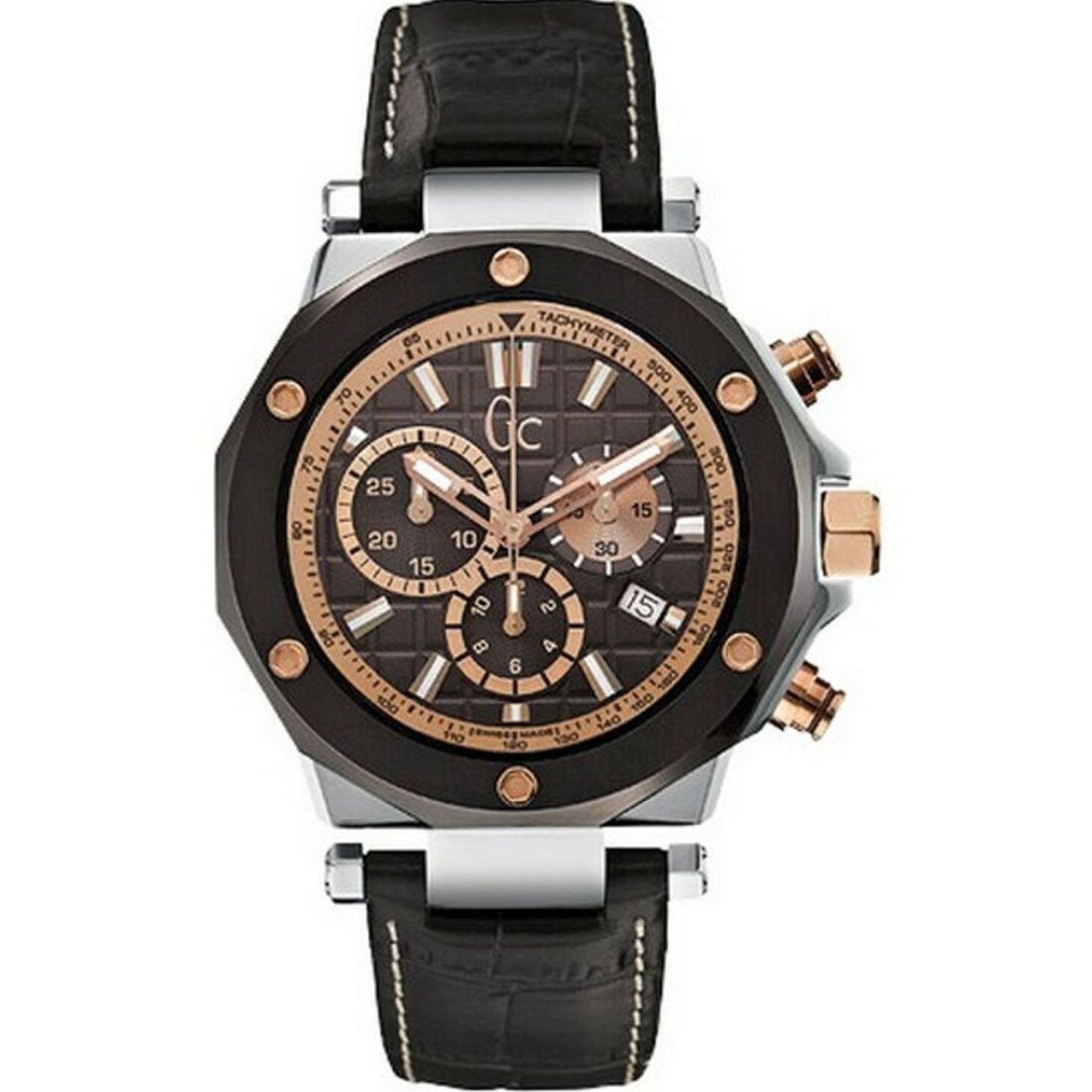 Guess Men's Classic Watch with Brown Dial