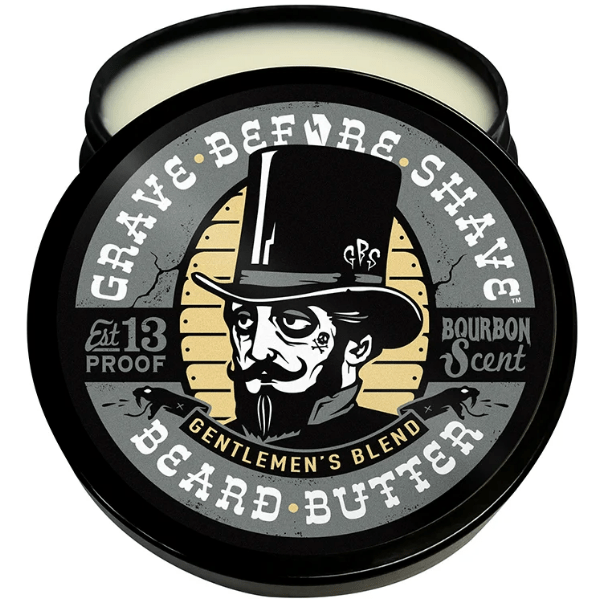 Grave Before Shave Gentlemen's Blend Beard Balm - Bourbon Scent, 2 Oz