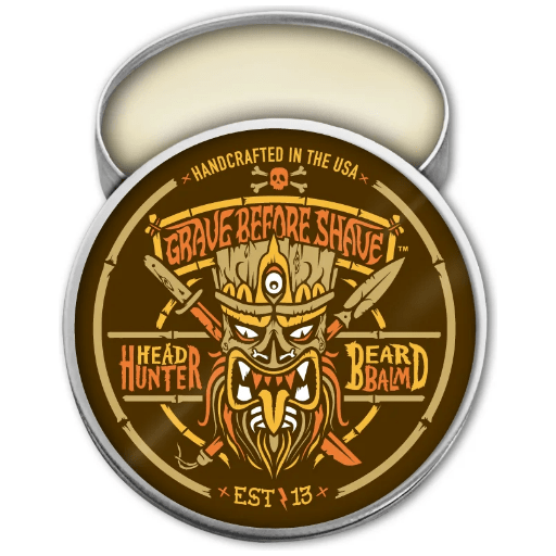 Grave Before Shave Head Hunter Beard Balm - Aroma Tropical 2 oz