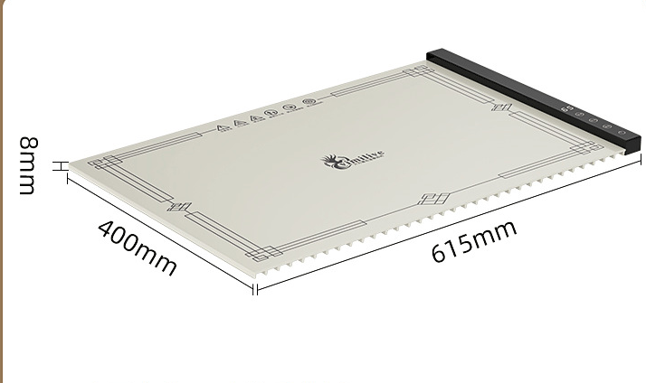 Silicone food insulation hot dish board, home folding multifunctional intelligent constant temperature heating table - Korvel