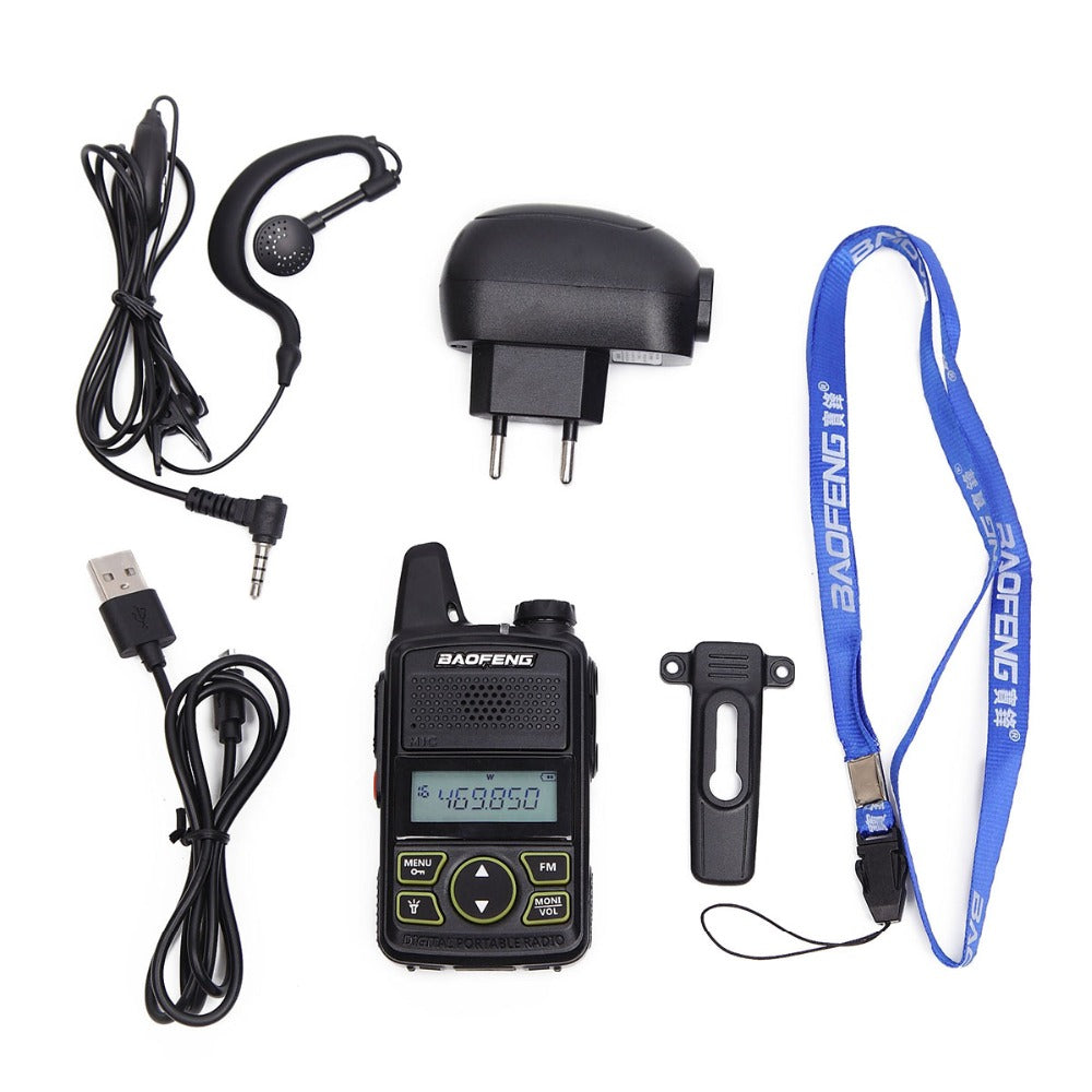 BAOFENG BF-T1 Mini Radio de Dos Vías - Walkie Talkie Portátil