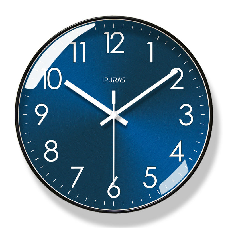 Brand - new 10/12 - inch modern wall clock. Its silent quartz makes it perfect for living rooms. - Korvel