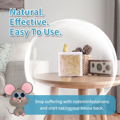 Natural Mouse Rodent Pouch Pest Control Anti Mouse Trap Repel Mice from Nesting & Freshen Air Cinnamon/Peppermint Oils - Korvel