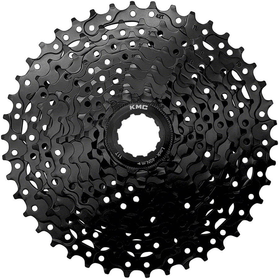 Cassette KMC REACT - 10 Velocidades 11-42t Compatible con Driver HG Negro
