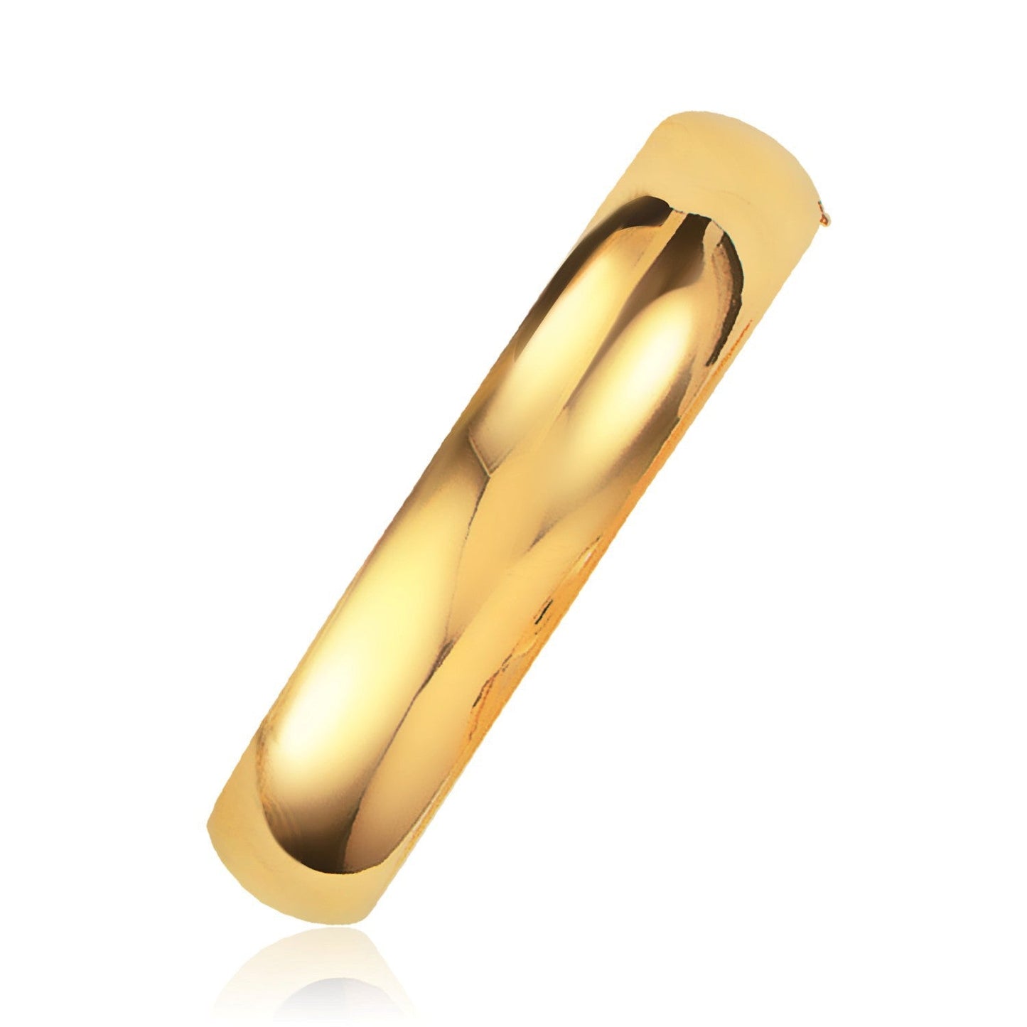 Bracelet jonc classique en or jaune 14 carats