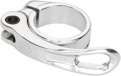Promax QR-1 Seatpost Clamp - 34.9mm Quick Release Silver