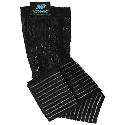 DonJoy Advantage Ankle Sleeve with Figure 8 Straps - Large Black