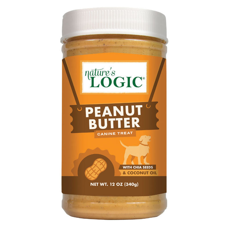 Beurre de cacahuète Nature's Logic pour chien - 12 oz
