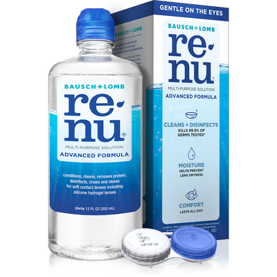 ReNu Bausch + Lomb Advanced Multi-Purpose Contact Lens Solution, 12 Fl Oz