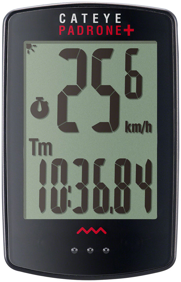 CatEye Padrone+ Computadora de Bicicleta Inalámbrica - Negro