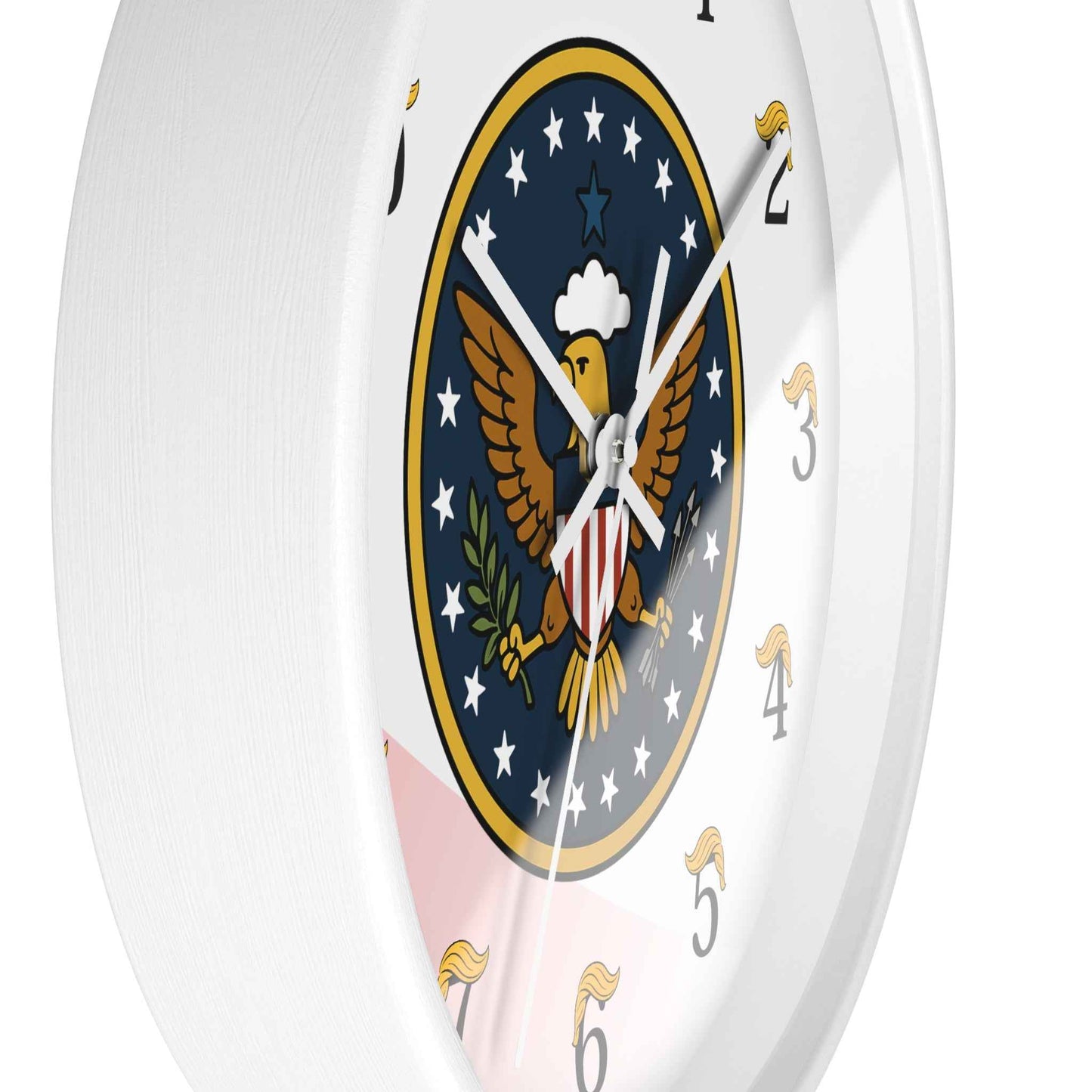 Political Parody Presidential Seal Wall Clock - 10" Round