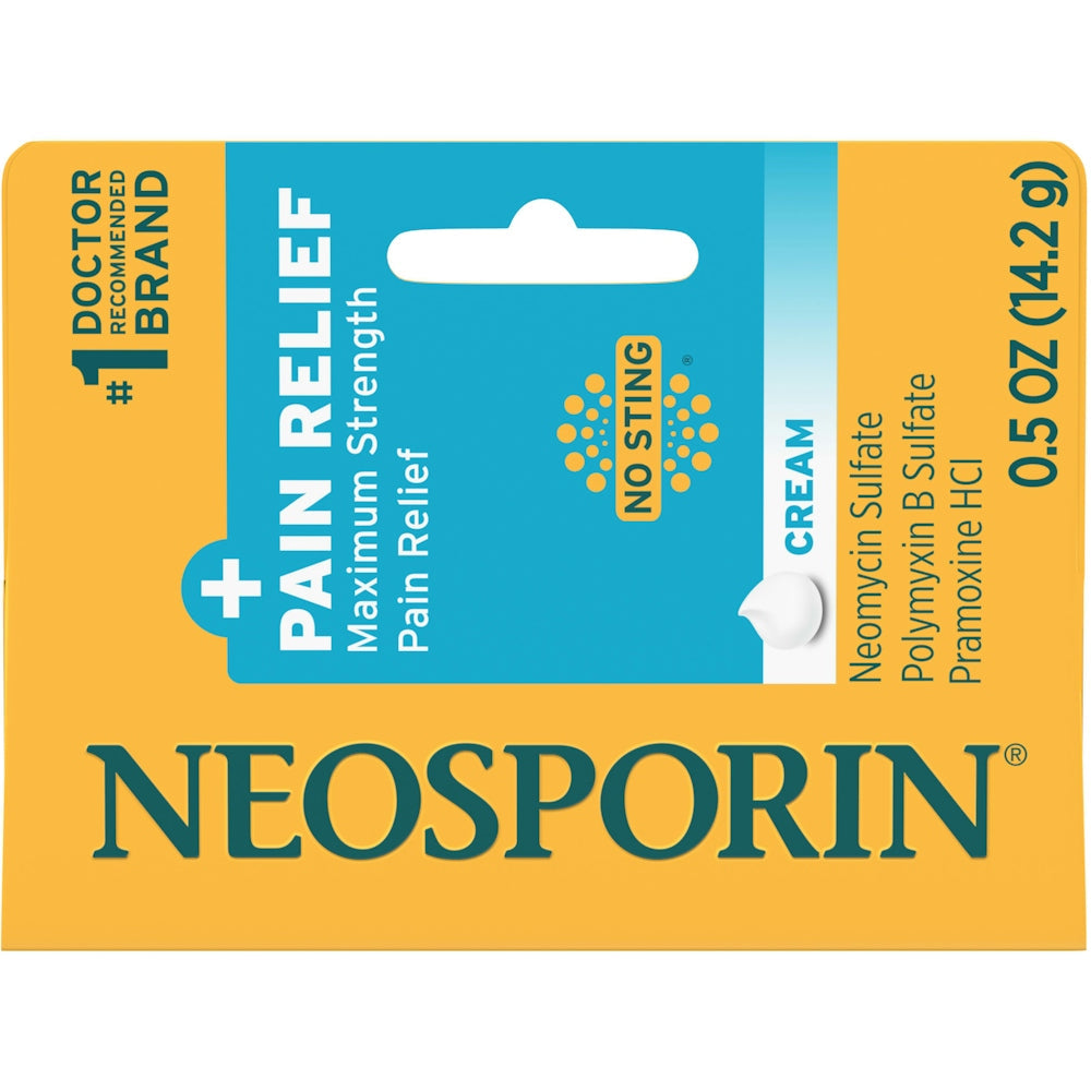 Crème antibiotique Neosporin Plus soulagement de la douleur - 0,5 oz