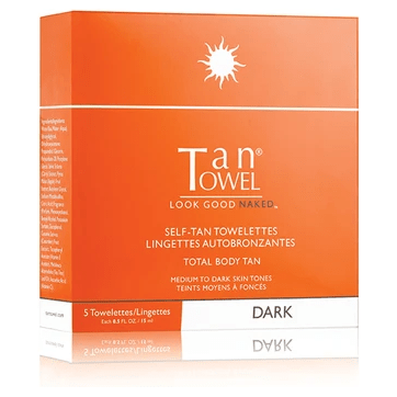 Toallitas de bronceado oscuro para todo el cuerpo Tan Towel 5-Pack