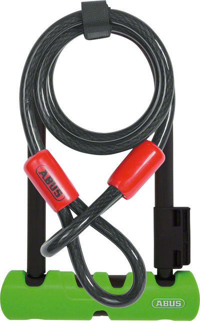 Candado en U Abus Ultra 410 con soporte para cable Cobra