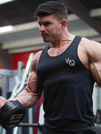 Men's Round Neck Racerback Tank Top