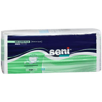 Seni Super Plus Briefs - Large Severe Absorbency (3 Packs of 25)