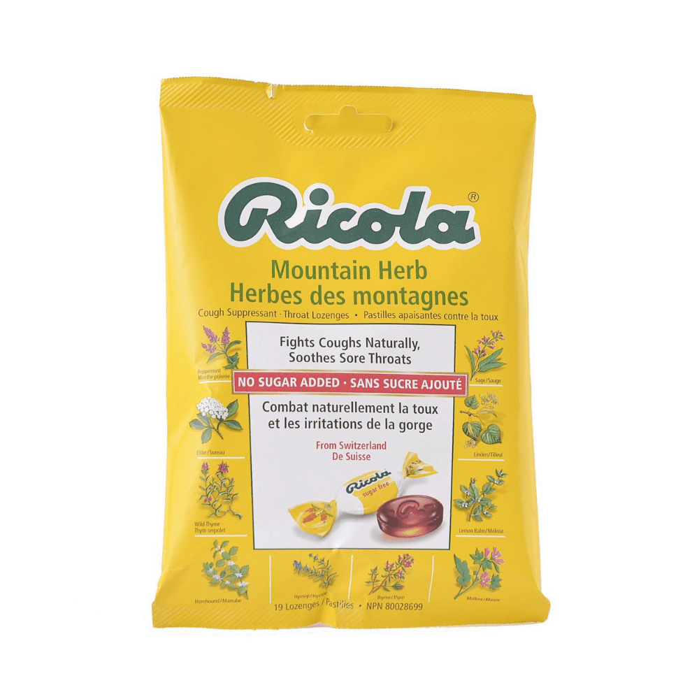 Ricola Bonbons pour la gorge sans sucre - Herbes suisses originales