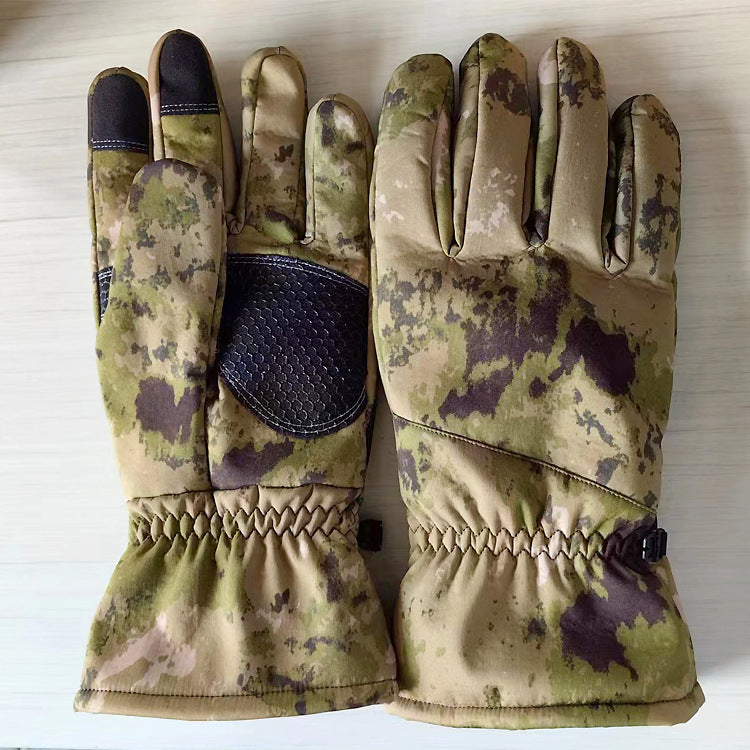 Premium Tactical Camouflage Ski Gloves for Outdoor Sports