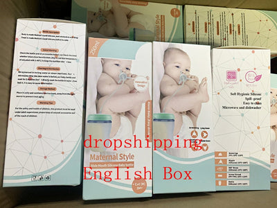 250ml Baby Bottle Kids Cup Silicone Sippy Children Training Cute Baby Drinking Water Straw Feeding Bottle Hands-free bottle - Korvel