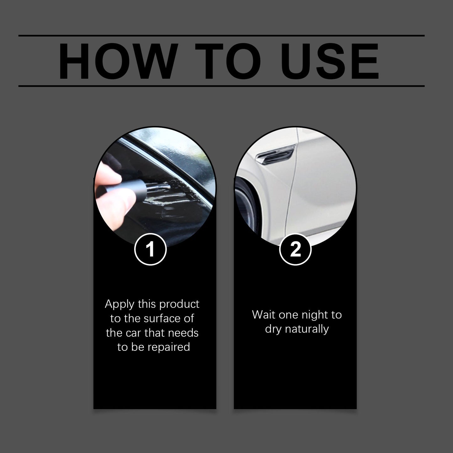 Solution de réparation de peinture automobile blanche perle premium