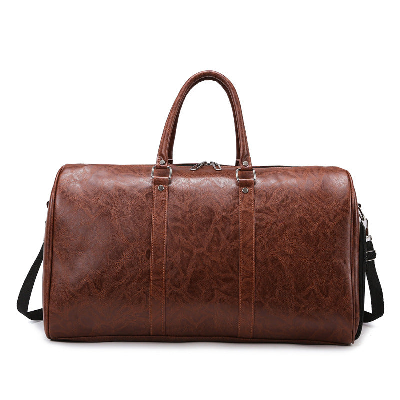 Bolsa de Yoga Cilíndrica de PU de Cuero Premium para Hombres y Mujeres