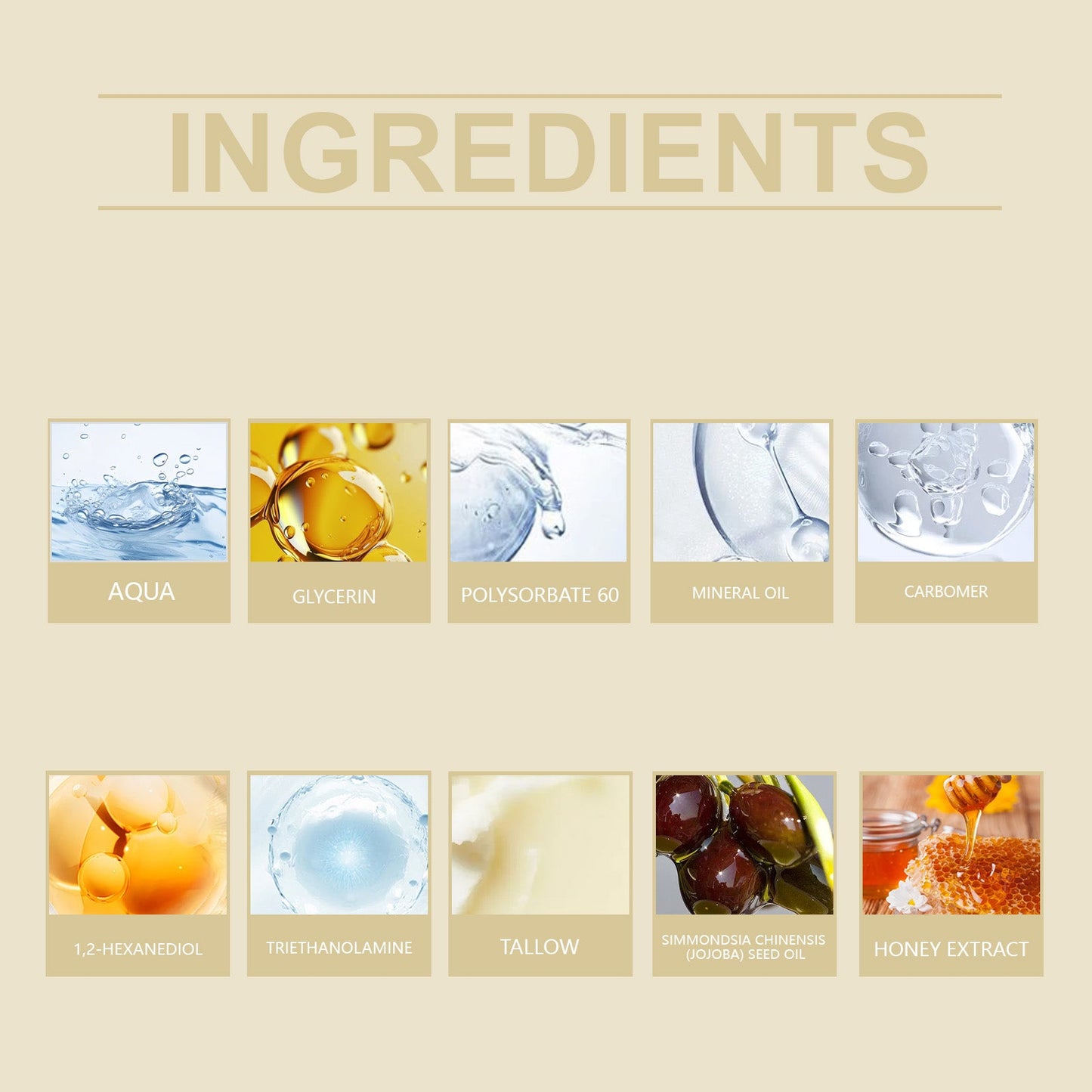Tallow Moisturizing And Soothing Face Cream Butter Honey Moisturizing Cream Hydrating Cream Skin Lotion - Korvel