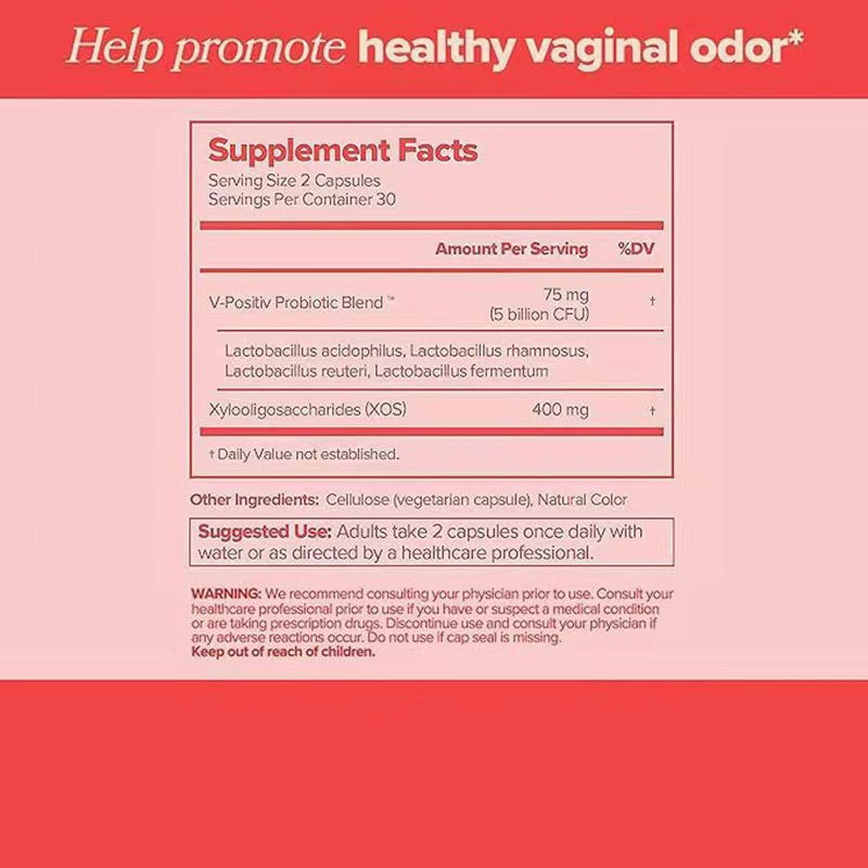 60 Tablets Of Women's Vaginal Probiotic PH Balancing Prebiotic Health Capsules To Protect Women's Health VAGINAL PROBIOTICVitamin - Korvel