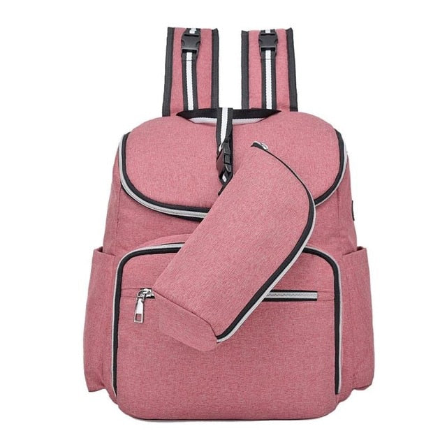 Fashion Maternity Diaper Bags Waterproof Mummy Nappy Bags Large Capacity Baby Care Nursing Bag Mother Multi-function Backpacks - Korvel