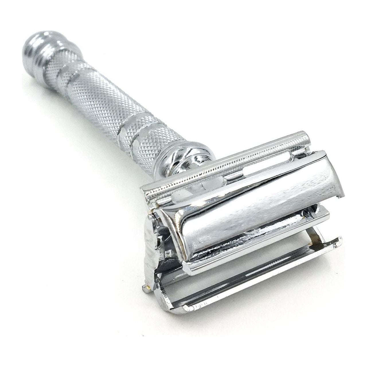 Rasoir de sécurité à double tranchant Parker 66R en chrome lourd