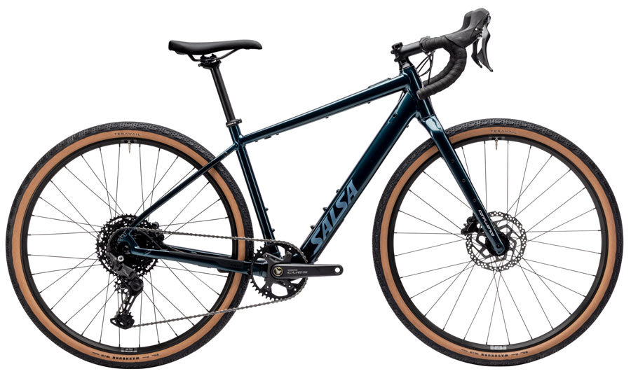 Salsa Confluence Drop Bar Cues 10 eBike - Midnight Blue 49cm