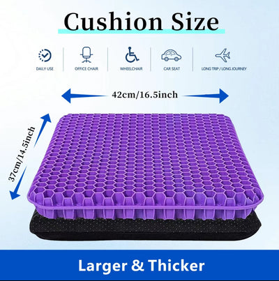 ComfortHive Gel Cushion for Enhanced Seating Support