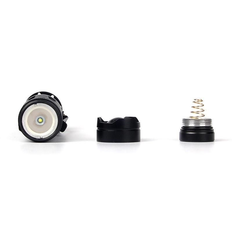 6PCS Mini Waterproof LED Flashlight Set - Zoomable Torch
