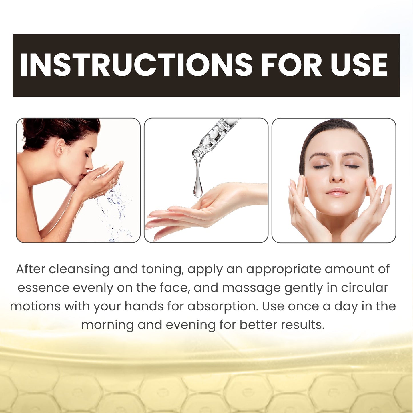 Facial Essence Moisturizes, Tightens, Softens, And Lightens Fine Lines - Korvel