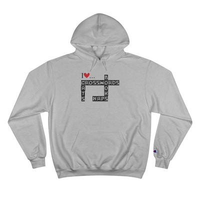 Cozy Crosswords & Cats Hoodie for Cat Lovers - Korvel